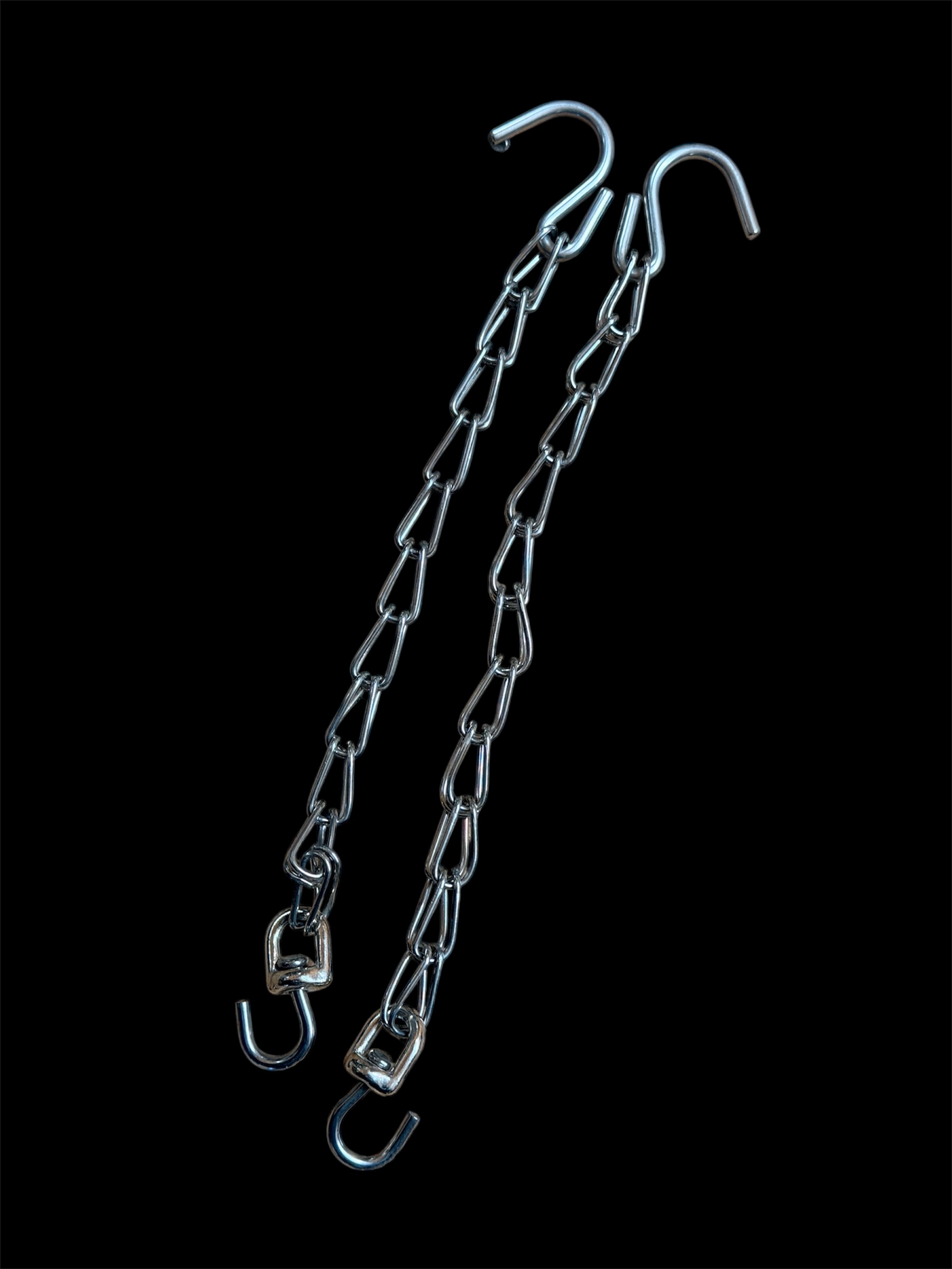 JTS Rein Chains BBR-03 - 12 Inches - Black, Blue, Patina, Stainless Steel Mix
